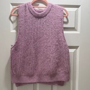 Universal Thread Mauve Sleeveless Knit Sweater